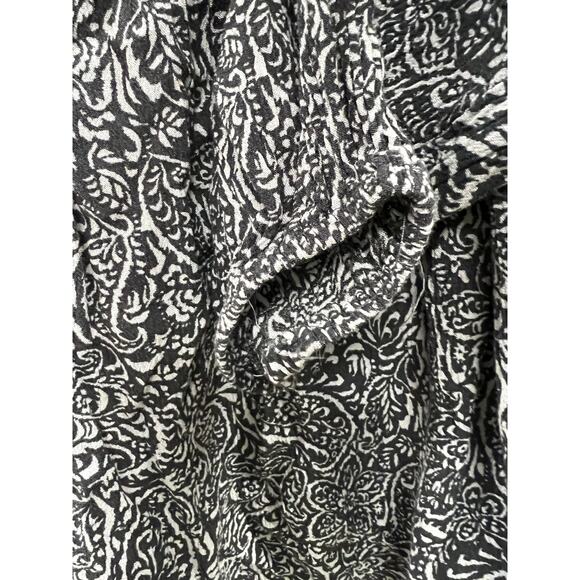 Savanna Jane Black paisley embroidered Cottagecore boho blouse plus sz 1X - Picture 7 of 9